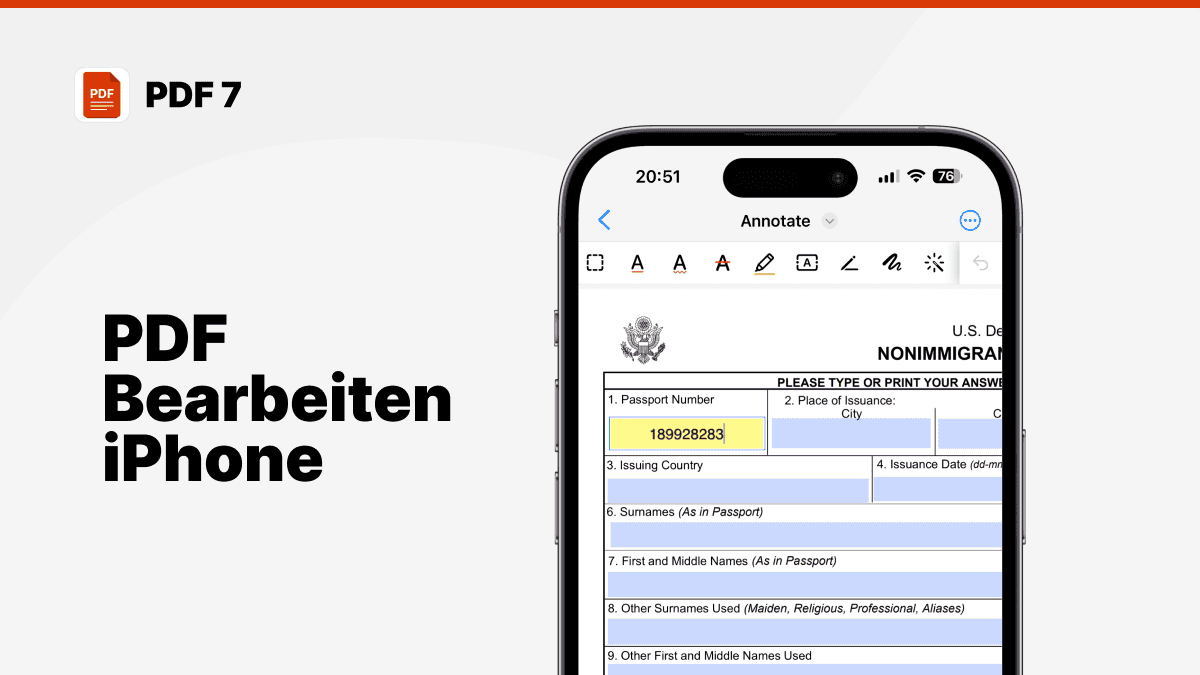 pdf bearbeiten iphone